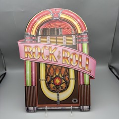 Vintage Beistle Rock & Roll Hanging Decorations Set Of 4 50s Party Diner Jukebox