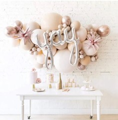 Blush Ivory Balloons Garland Kit Arch 80 PCs Birthday Parties Reception Decor