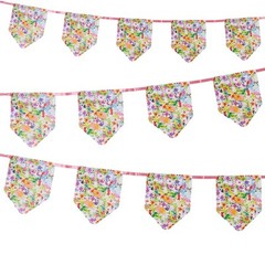 TALKING TABLES FLORAL FIESTA BUNTING PARTY HANGING GARLAND BANNER GARDEN TEA