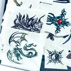35 Piece Pirate & Pirate Ship Nautical Temporary Tattoos for Kids & Adults! RARE