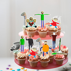 Baldi Cake Topper happy birthday party supplies decoration CUPCAKE CAKE TOPPER
