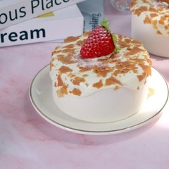 1 PCS 4 Inch Realistic Artificial Birthday Cake Fake Simulation Dessert