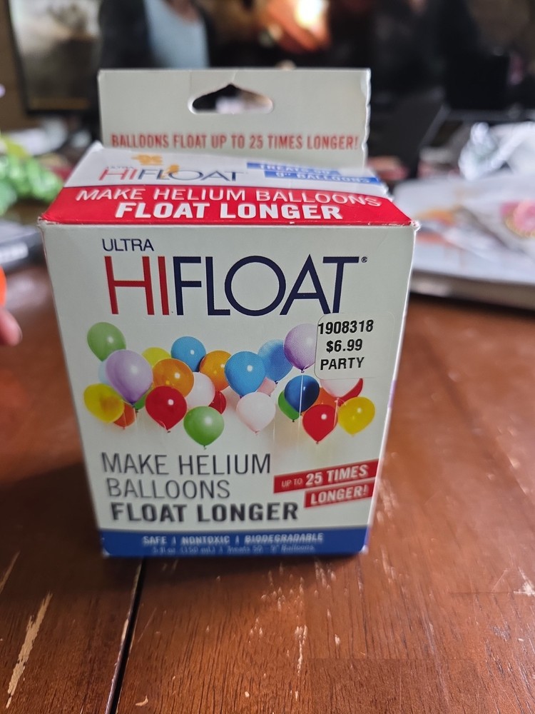 Ultra HiFloat Balloon Treatment Makes Helium Balloons Float Longer 5oz PT9