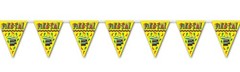 New Plastic All-Weather Mexican Fiesta Hanging Pennant Banner Decoration, 12ft
