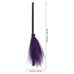 Fancy Dress Broom Halloween Rotating Witch Flying , Small Children’s