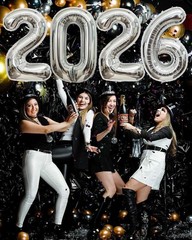 40 Inch Silver Number 2026 Balloons, Big Large Size Giant 2026 Number Balloon…