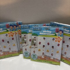 NEW Lot Of 6 Bubble Guppies 6’ String Hanging Party Decorations Gil Molly Puppy