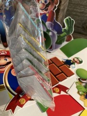 9 PCS Super Mario Cartoon Honeycomb Centerpieces Birthday Party Supplies