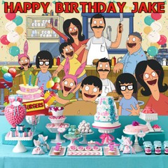 Bob’s Burgers Personalised Custom Banner Backdrop Party Supplies Birthday Gift