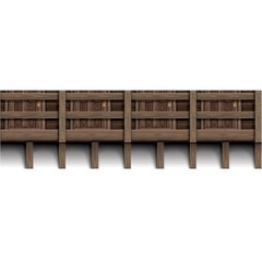 Balcony Border Western Accessory Saloon 30-Foot Backdrop Plastic 24″ x 30′