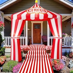 10ft Carnival Circus Tent Party Decorations, Circus Inflatables Tent Party Set