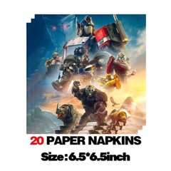 Transformer 2023 Party Decorations Set Set Plates Cups Tablecloth Napkins
