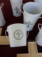 First Communion 7 Containers 3 Crosses Decorations DIY Religious Party