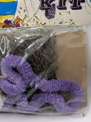 LUAU KIT Deluxe Genuine Fish Net & Sea Shells 10 Sq. Ft. U.S. Shell Inc NOS