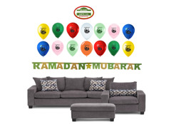Ramadan Decoration(21Pcs) Ramadan Balloons Banner Ramadan Gift Islamic wall gift
