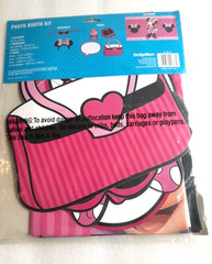 DISNEY MINNIE MOUSE PHOTO BOOTH KIT with: 1-BACKDROP, 4-WEARABLES, and 5-PROPS