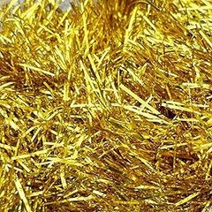 Allgala Turquoise Tinsel Garland, 50 Feet Christmas Metallic Foil Tinsel Garland
