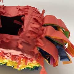 Mini Rainbow Donkey Piñata Birthday Party Kids Decor Luau Vibrant Colors