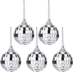 Lightweight 12 pcs Disco Mirror Balls – Perfect for Holiday & Party Decor 1.2″