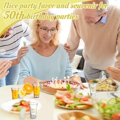Pickmesh 50 Sets Black Gold Birthday Party Favors for Guests Souvenir Multico…