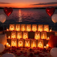 Quieres Ser Mi Novia Light Up Letters – Romantic Decor for Proposals & Annive…