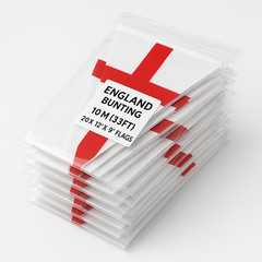 1/100 Packs 10 Metre 20 XL Flags England World Cup Bunting 2026 Speedy Delivery