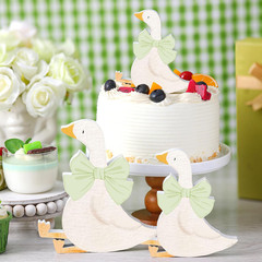 Sage Green Silly Goose Birthday Party Decor Set – 3 Pcs Centerpiece Gift