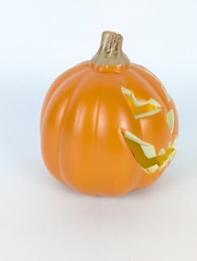 LED Light-Up Orange Halloween 5″ Mini Pumpkin Jack O Lantern Table Decor Lamp