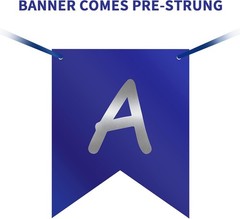 Lightweight Blue Silver Retirement Party Banner – Perfect for Celebrations
