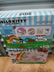 Hello Kitty and Friends Multicolor Tableware Party Kit for 8 Guests – 40 Pieces