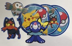 Pokemon Hanging Decorations Mobile Parts Pikachu 6 Pieces!