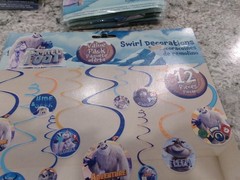 Huge Small Foot Theme Birthday Party Supplies, All Sealed, 29 Items In Lot