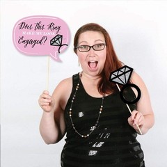 Engagement, You’re Getting Married – Engagement Photo Booth Props – Free Ship