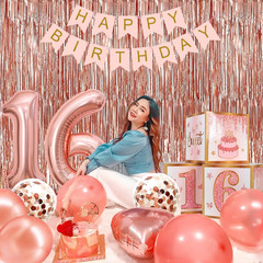 Sweet 16 Party Decorations,16Th Birthday Boxes Decor for Girls Women Sweet Si…