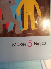 Ninja Party Decor Set: Power Ninja Kit & 80 Inch Black & White Banner, Brand New