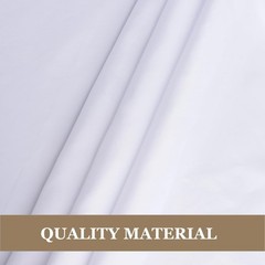ZuGeo Round Tablecloth Water Resistant Spill Proof Washable Polyester Decorative