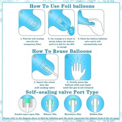 Frozen Party Decorations, 40 Inch Blue Number 5 Balloon With Crown, Large Sno…