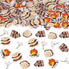 200 PCS Smore Fun To Be One Birthday Decorations Camping Theme Smores Confetti