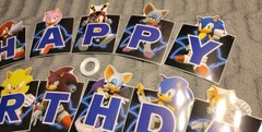 Sonic The Hedgehog Birthday Party Decorations Supplies Cake Toppers