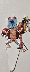 One Piece Anime Cupcake Toppers, Multicolored