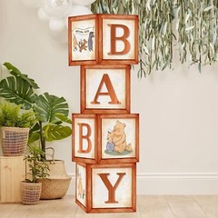 By Classic Winnie Pooh Baby Shower Decorations Boxes Vintage Theme Bear Wooden P