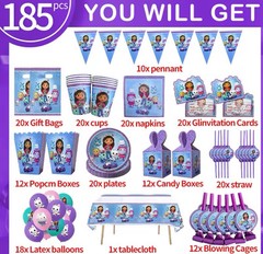 Gabby Doll House 185 Pcs Party Set For 20 Persons