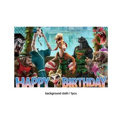 Cartoon Birthday Party Decorations Set Jungle Themed Party Decorations