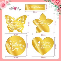 20pcs Mother’s Day Acrylic Cupcake Toppers Cake Disc, Mothers Day Cake Picks,…
