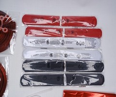Red & Black Party Decorations Lot Party Decor Supplies Balloons Paper Pom