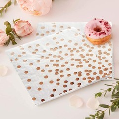 Rose Gold Party Decorations Set for 16 Guests – Eco-Friendly Supplies