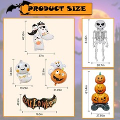 Halloween Inflatable Balloon Decoration Pumpkin Skeleton Ghost Scary Party Decor