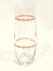 New Final Fling Before The Ring Bachlorette Party Stemless Wine Glass Or Vase