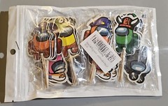 New 43 Piece Among Us Decoration Picks