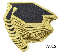 Grad Caps Glitter Confetti for Graduation Party Decorations Congrats
